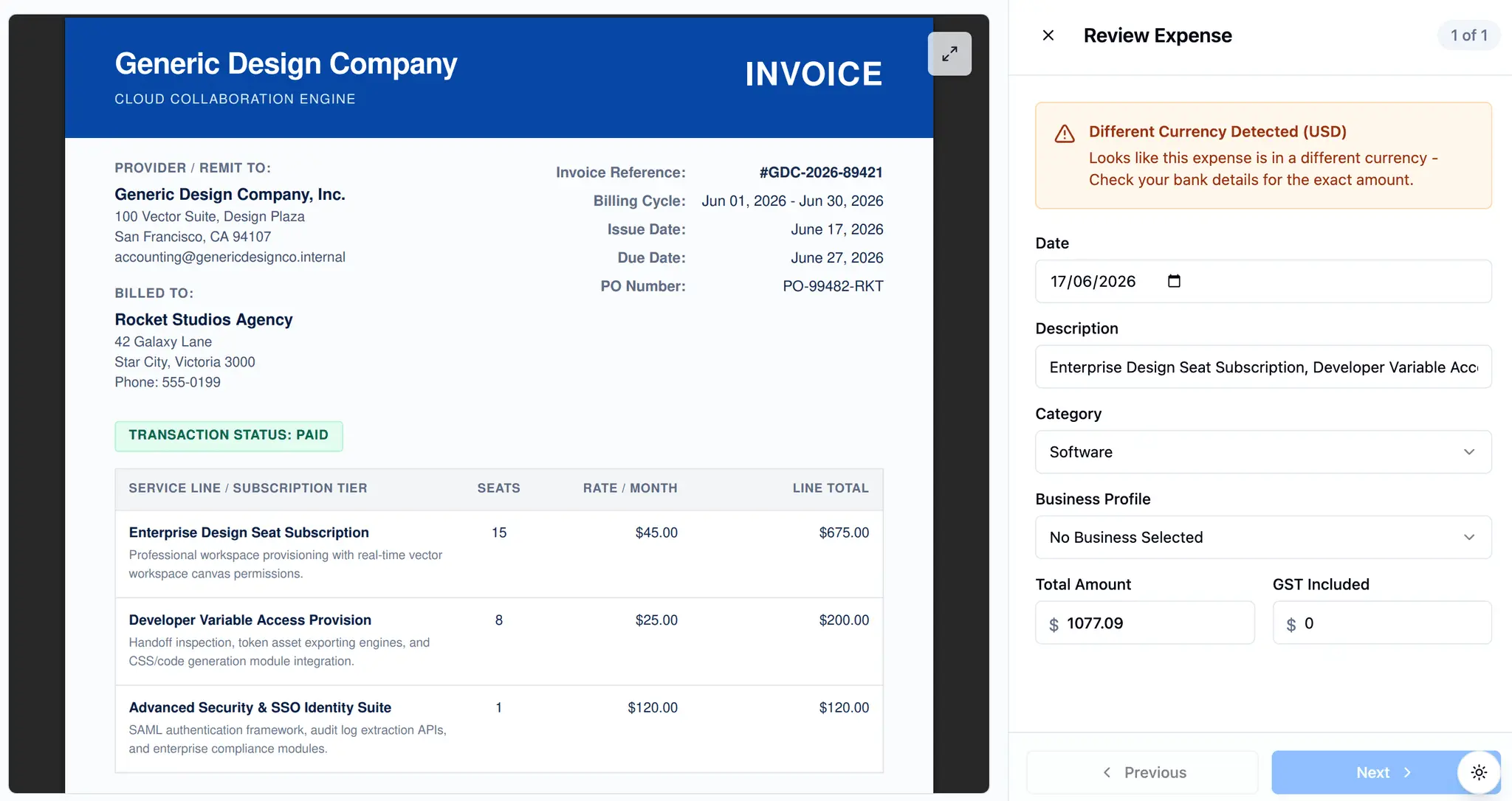 Screenshot 4 of Invoice Buddy