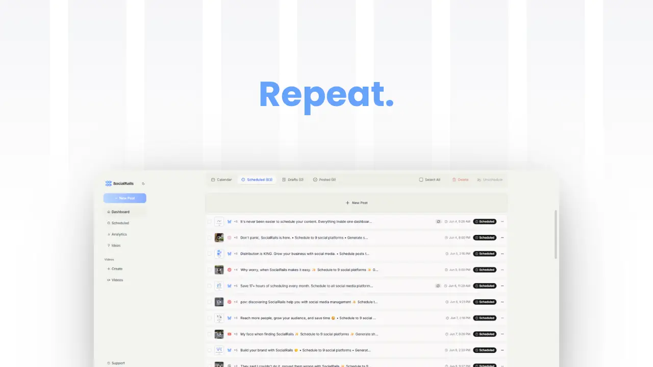 Screenshot 4 of SocialRails