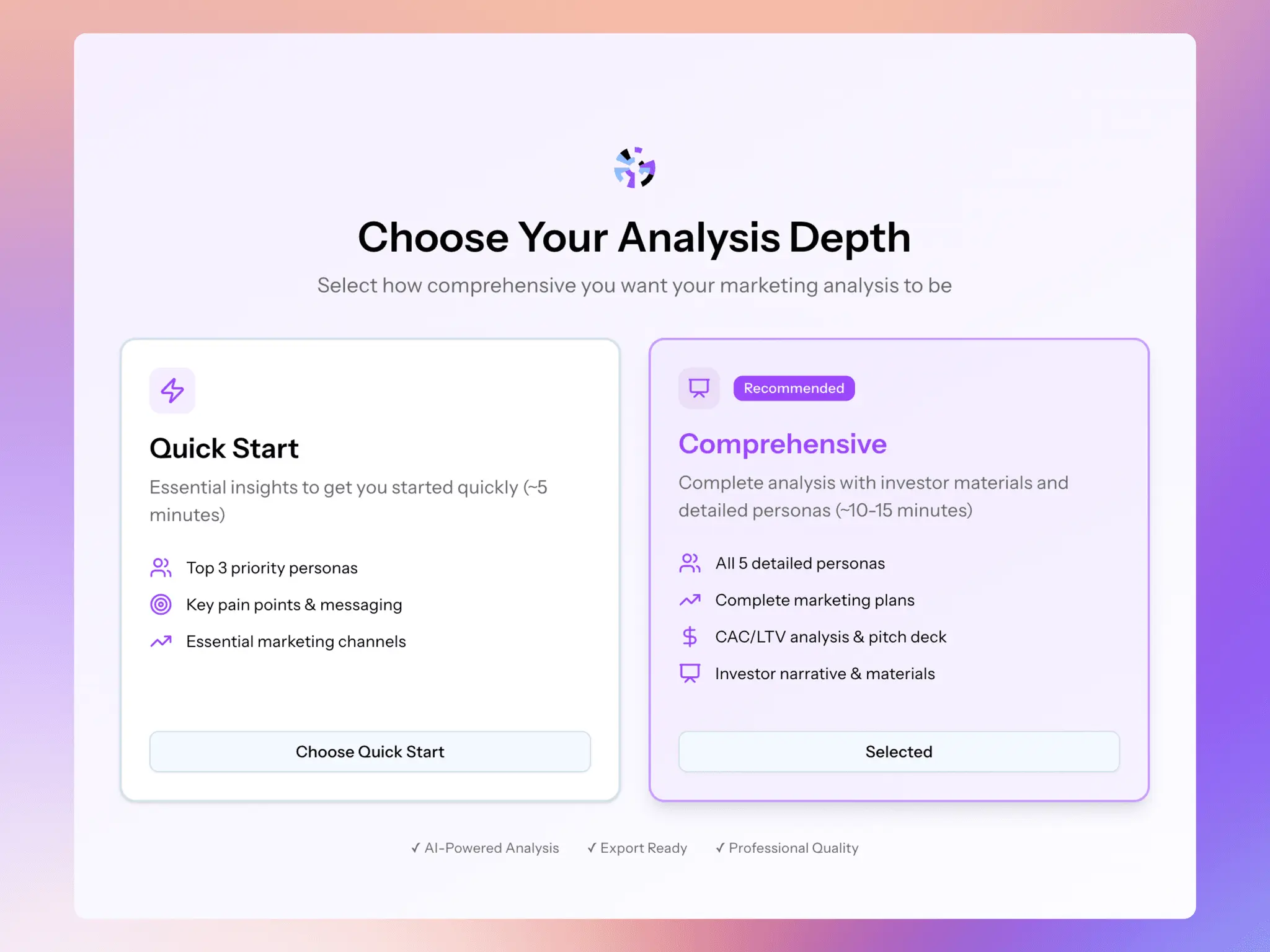 Screenshot 3 of Cambium AI Marketing