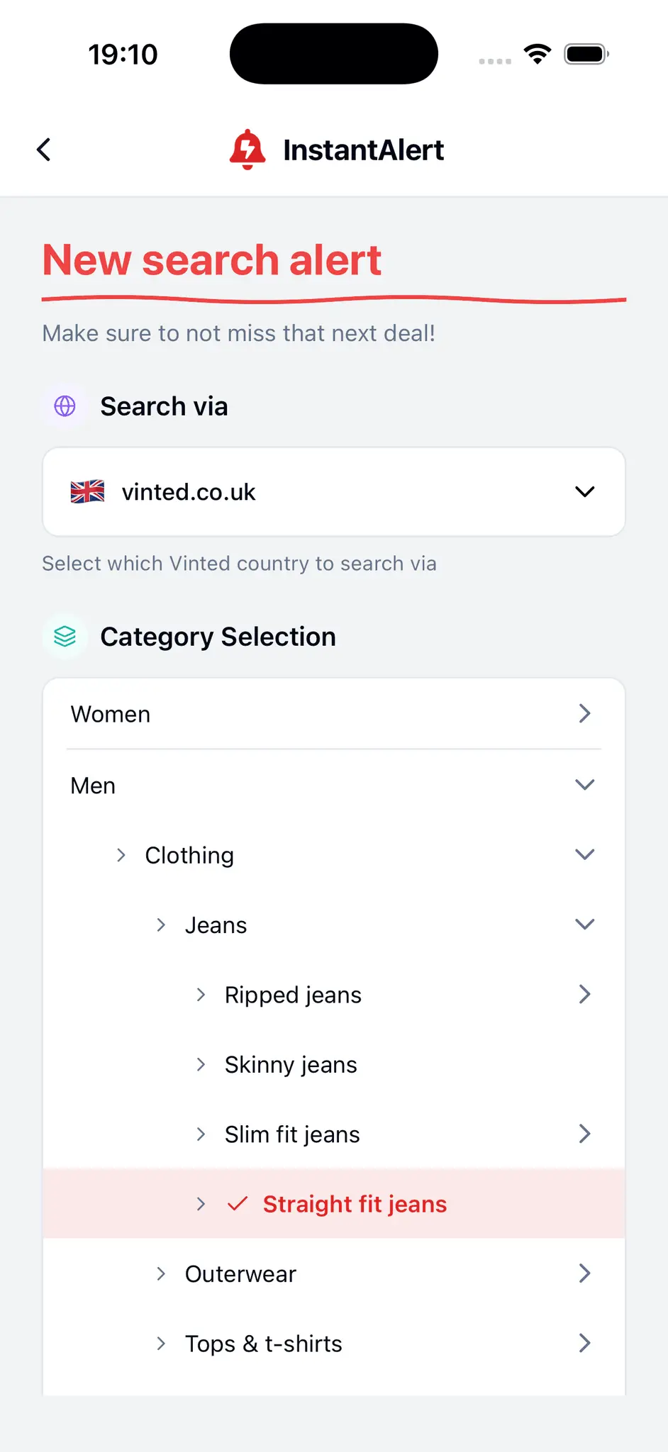 Screenshot 2 of InstantAlert