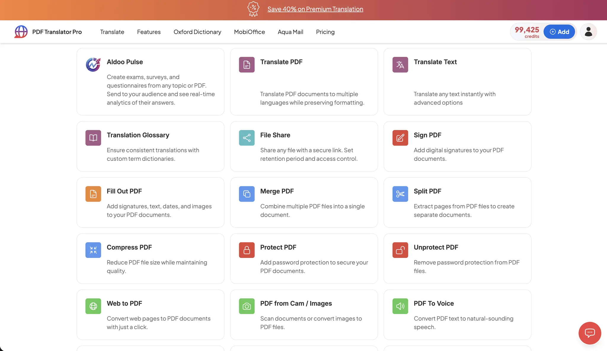 Screenshot 2 of PDF Translator Pro