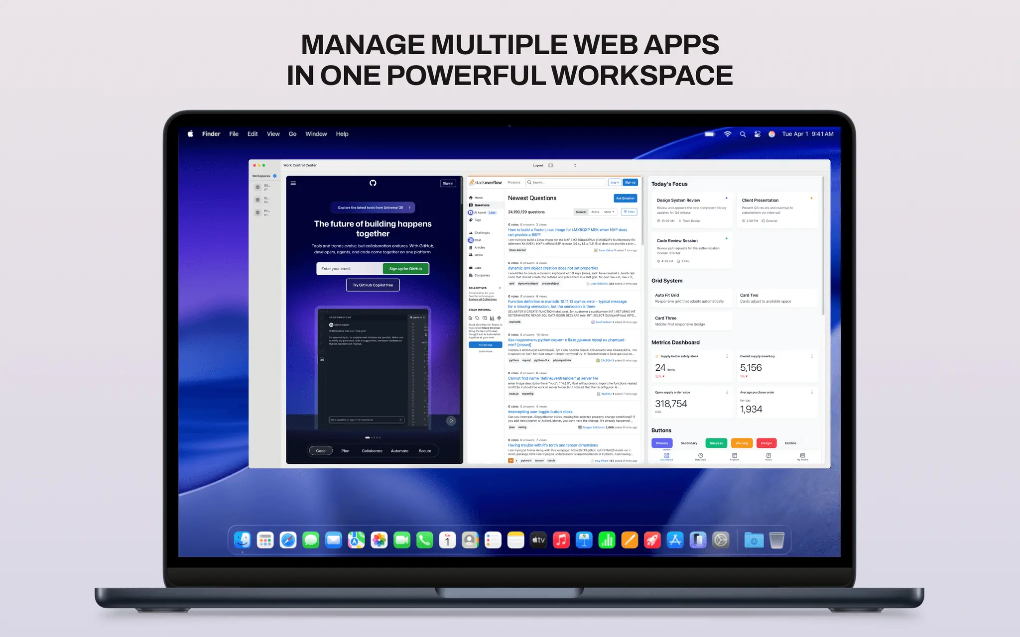 Screenshot 2 of Work Control Center