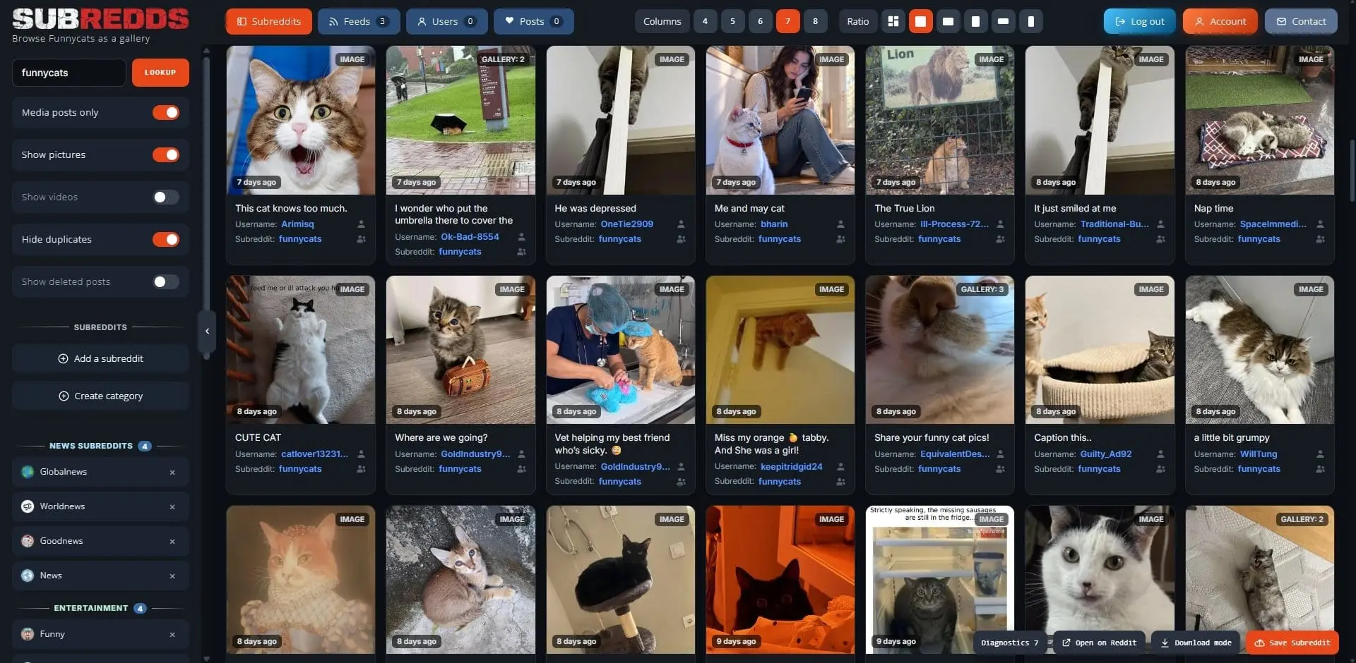 Screenshot 1 of SubRedds