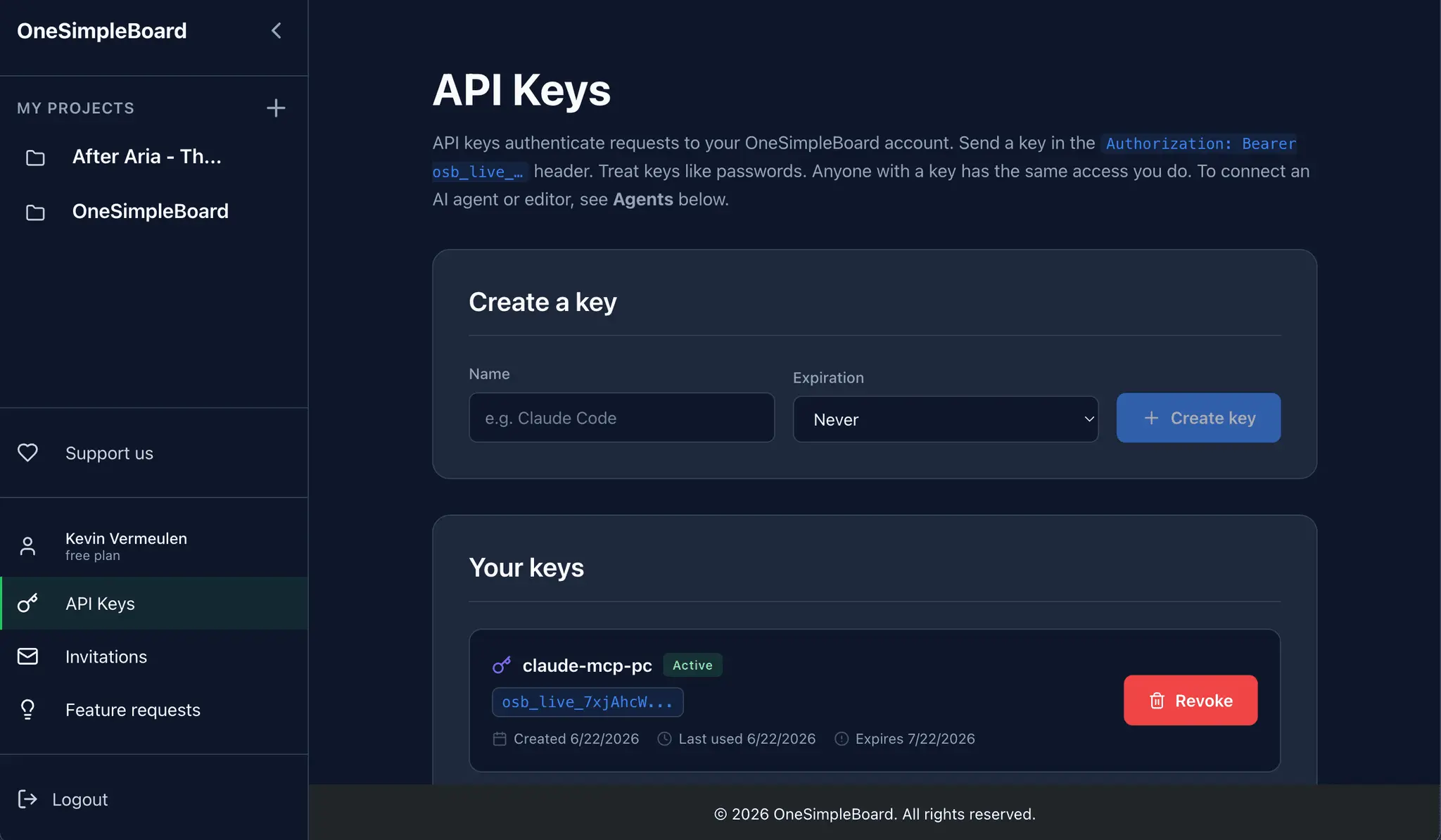 Screenshot 3 of OneSimpleBoard
