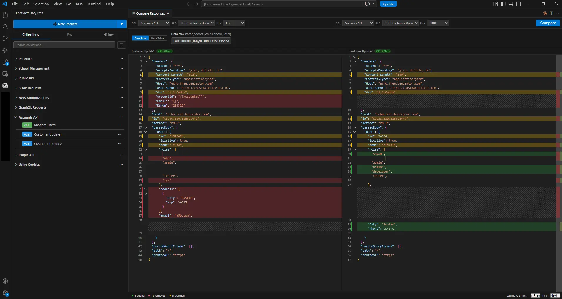 Screenshot 4 of Postmate Client