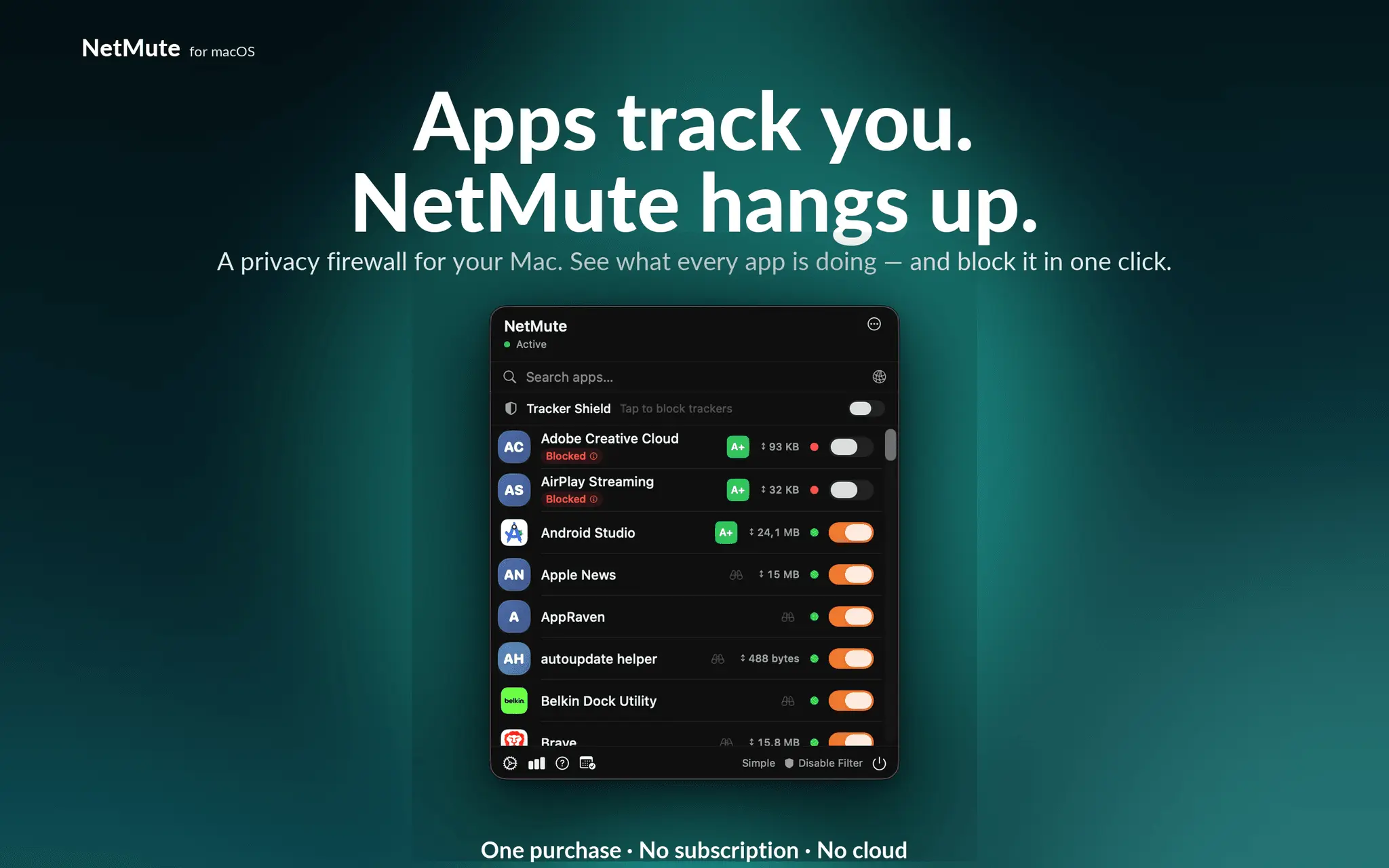 Screenshot 1 of Netmute