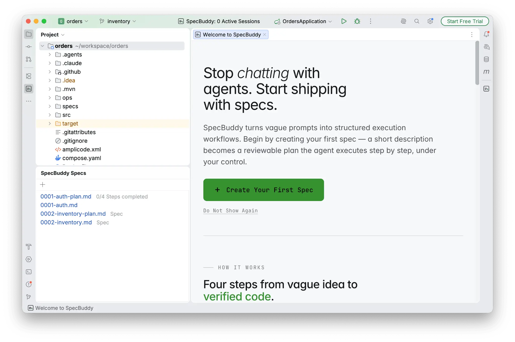 Screenshot 1 of SpecBuddy