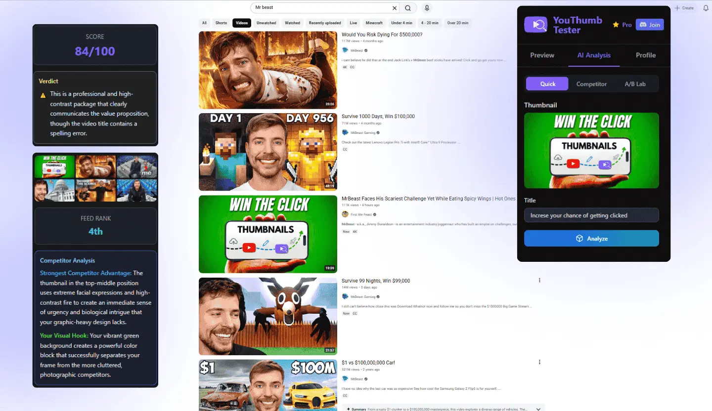 Screenshot 1 of YouThumb