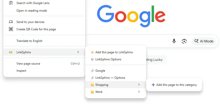 Screenshot 1 of LinkSphinx