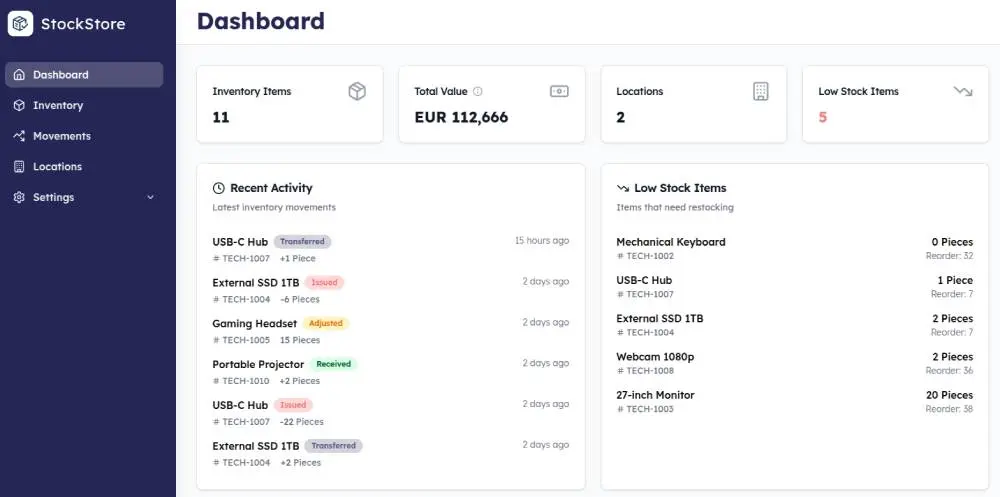 Screenshot 7 of StockStore