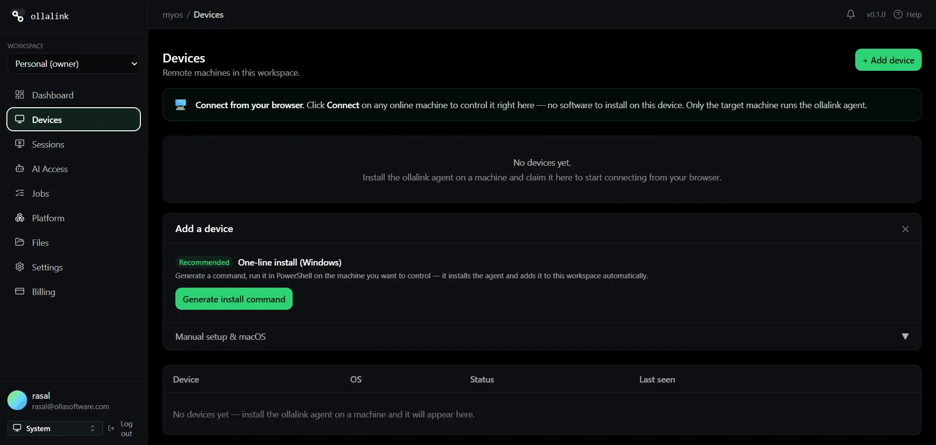 Screenshot 1 of ollalink