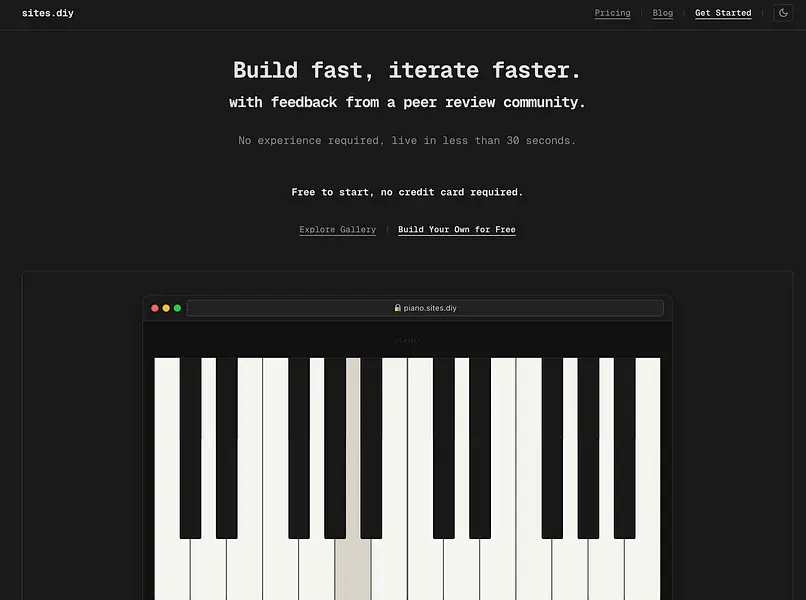Screenshot 2 of sites.diy