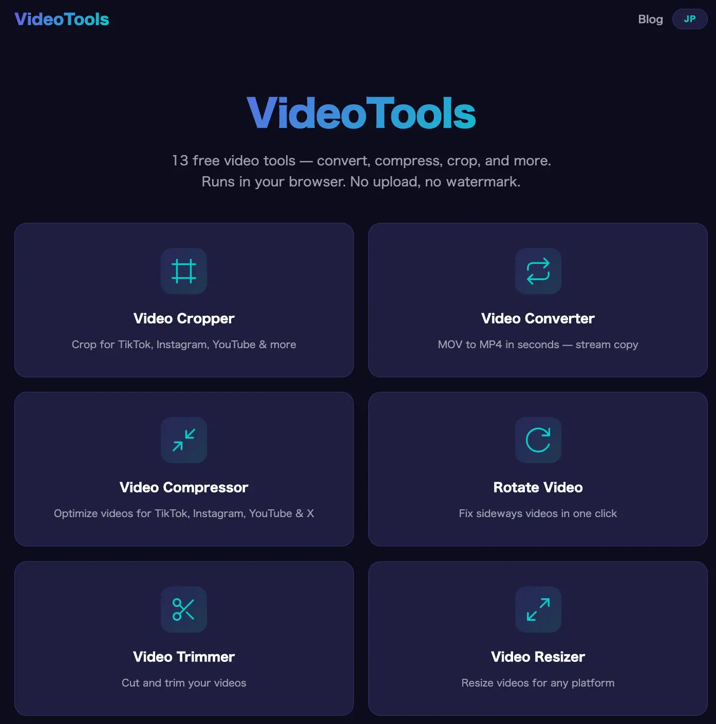 Screenshot 1 of VideoTools