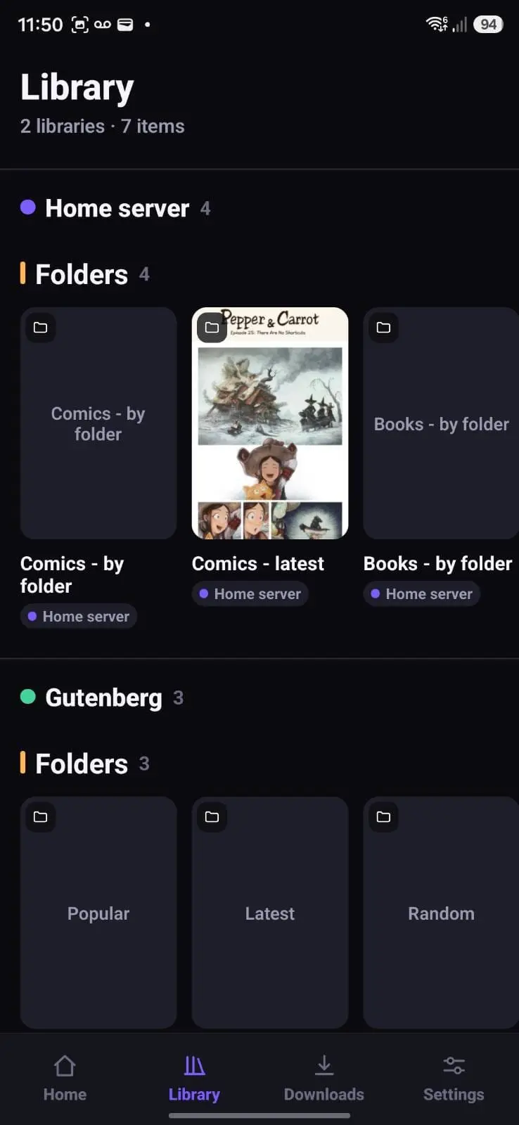 Screenshot 2 of OPDSy