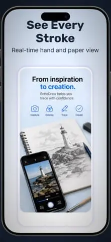 Screenshot 4 of EchoDraw: AR Drawing & Sketching