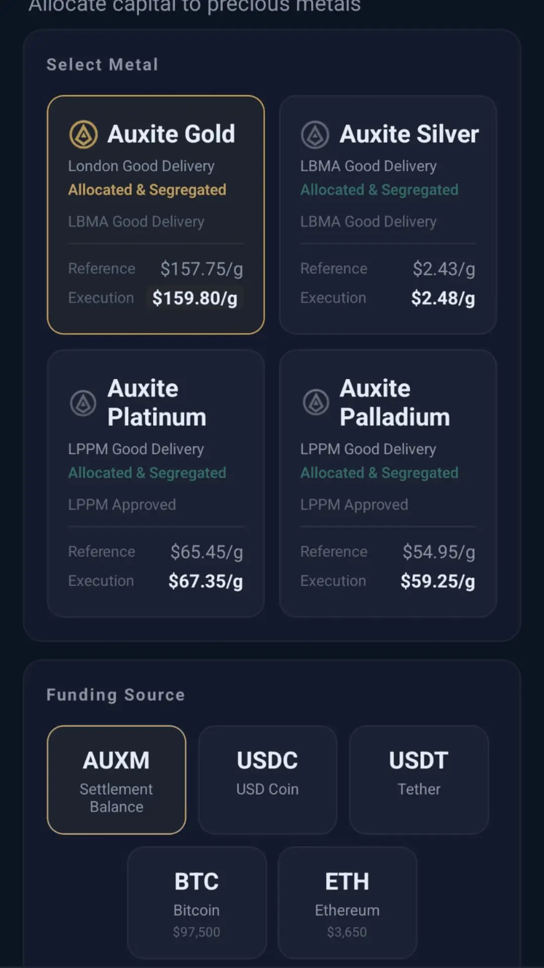 Screenshot 3 of Auxite Vault