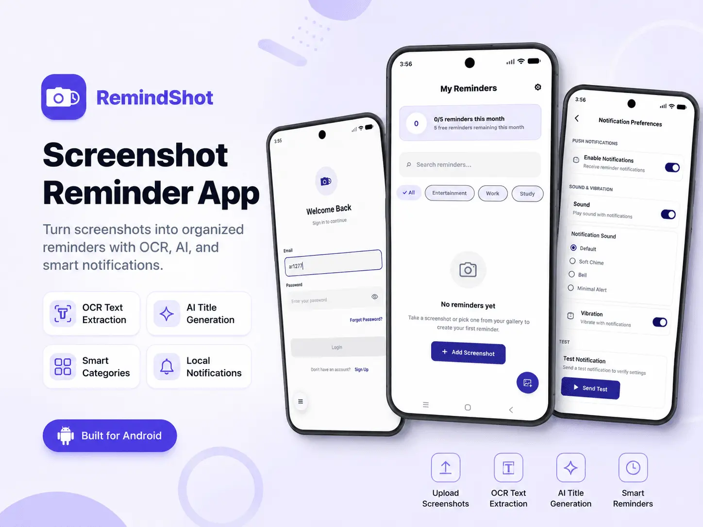 Screenshot 1 of RemindShot