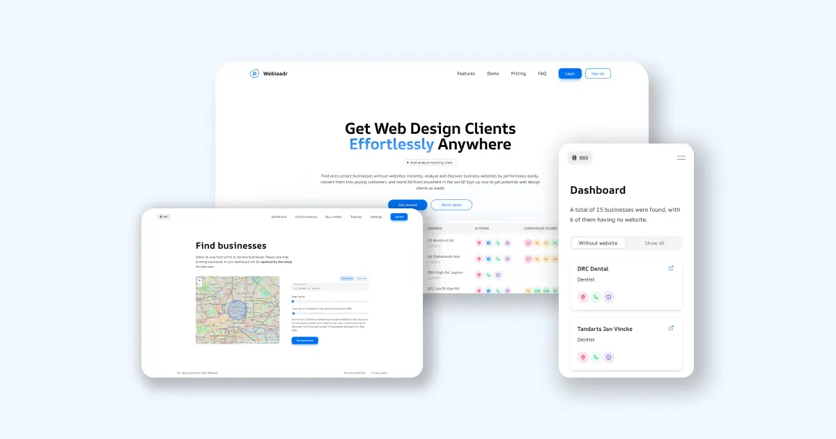 Screenshot 1 of Webleadr