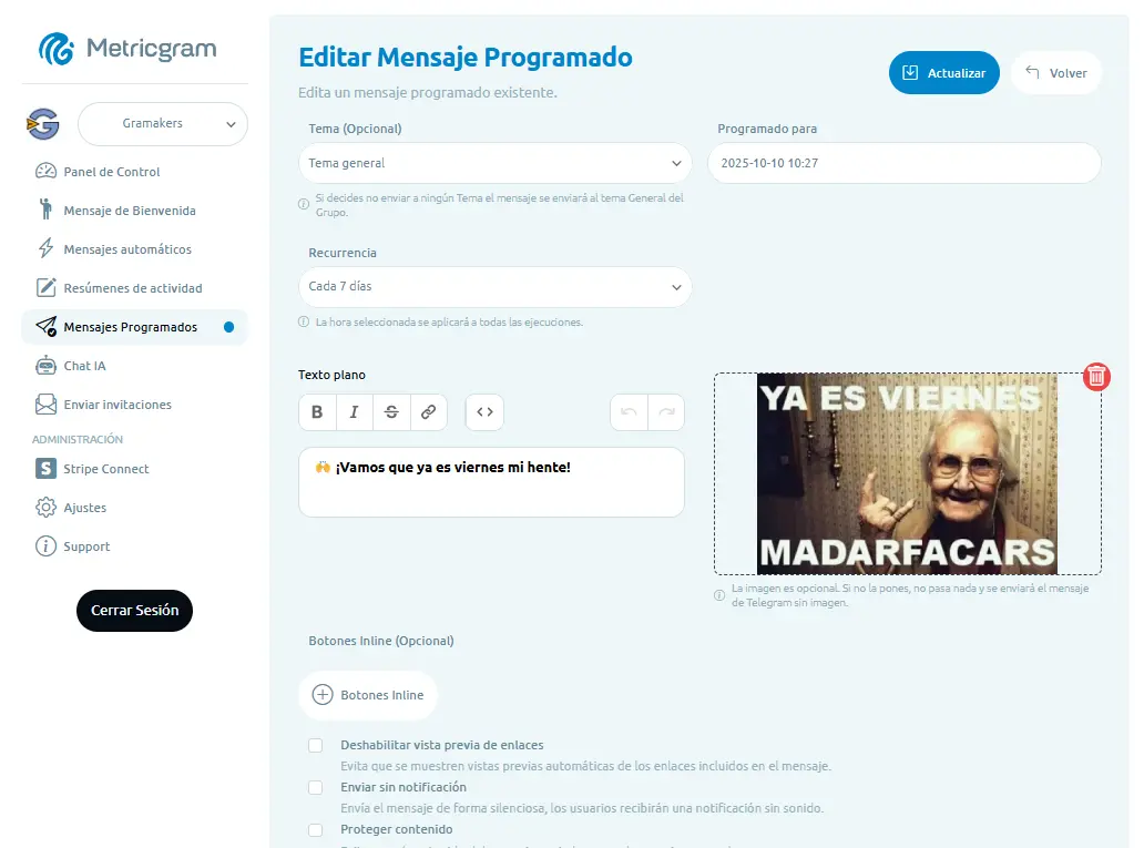 Screenshot 4 of Metricgram