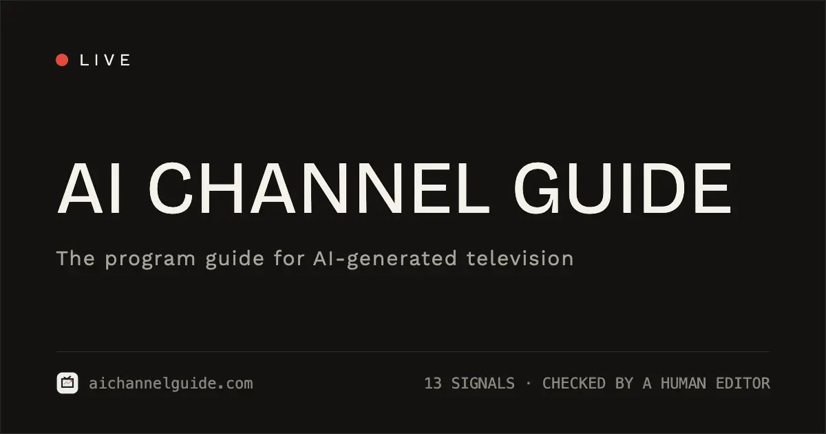 Screenshot 1 of AI Channel Guide
