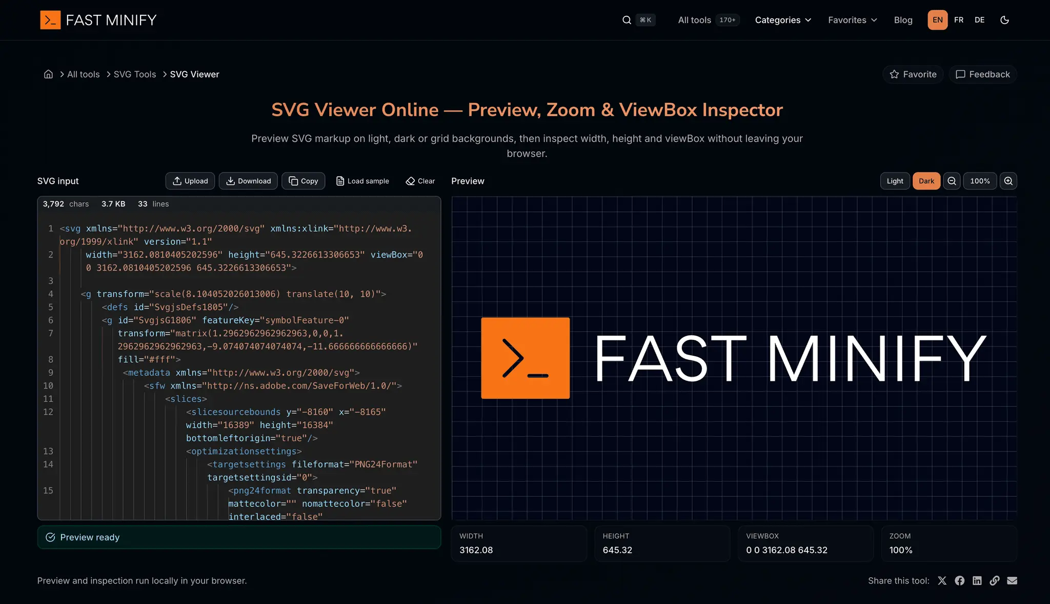 Screenshot 4 of FastMinify