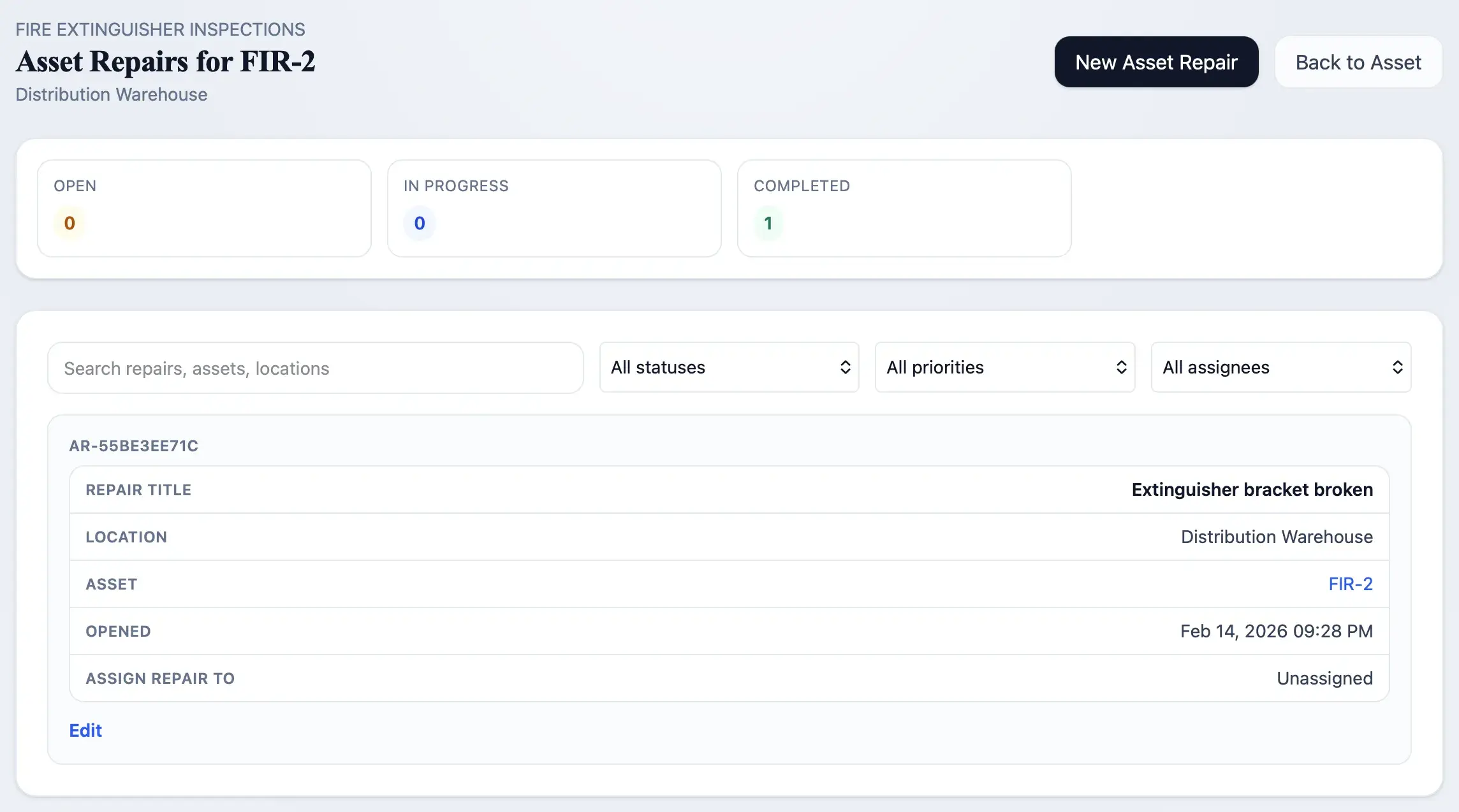 Screenshot 3 of Inspection Logging