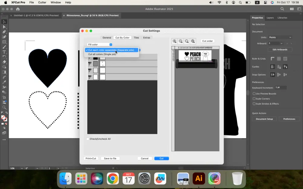 Screenshot 6 of XFCut Pro Vinyl Cutter Software Plugin