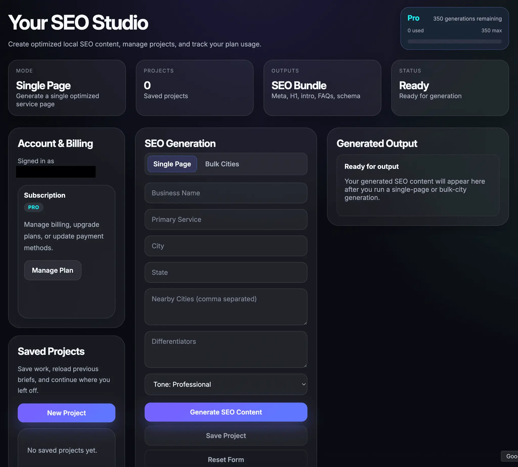 Screenshot 3 of Your SEO Studio