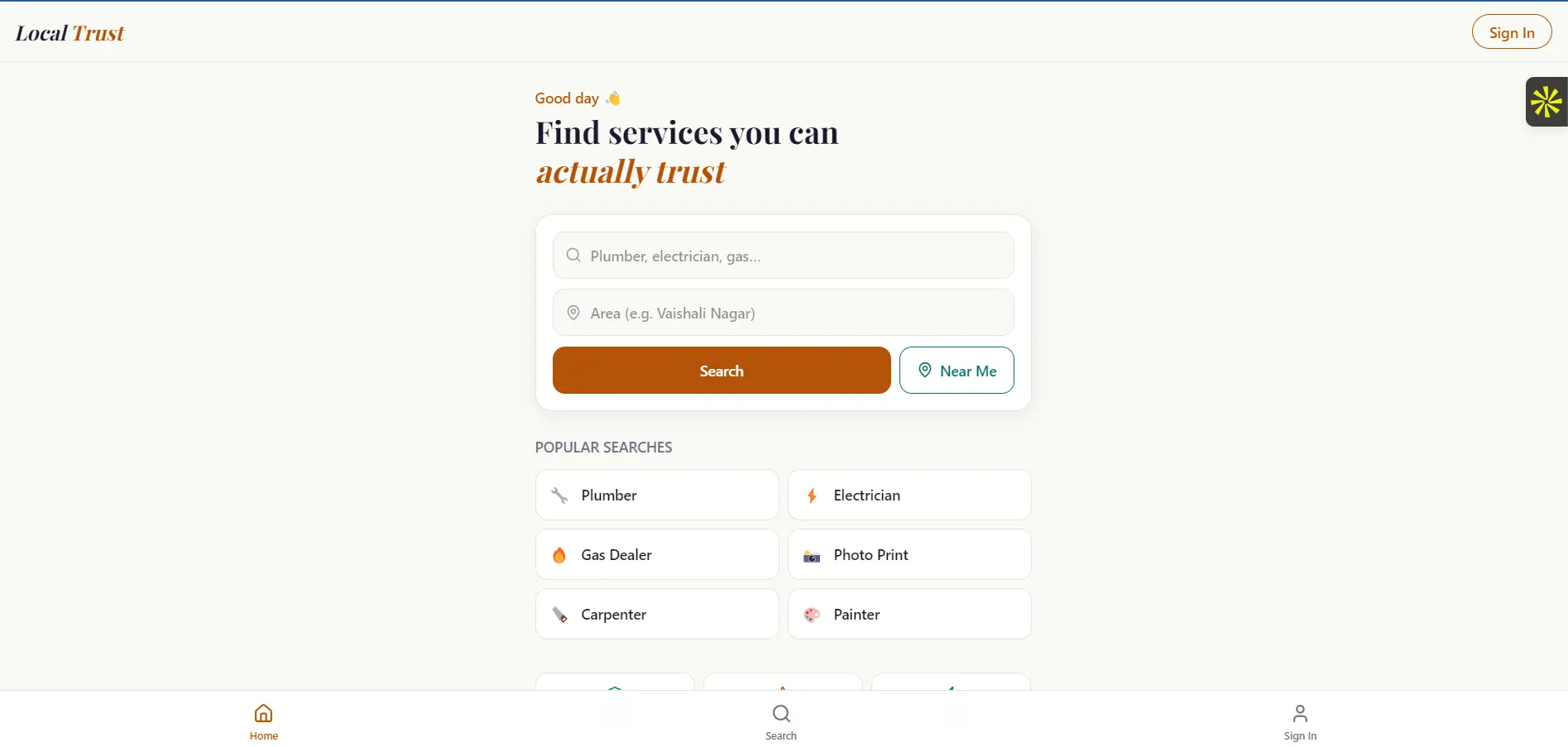 Screenshot 2 of LocalTrust