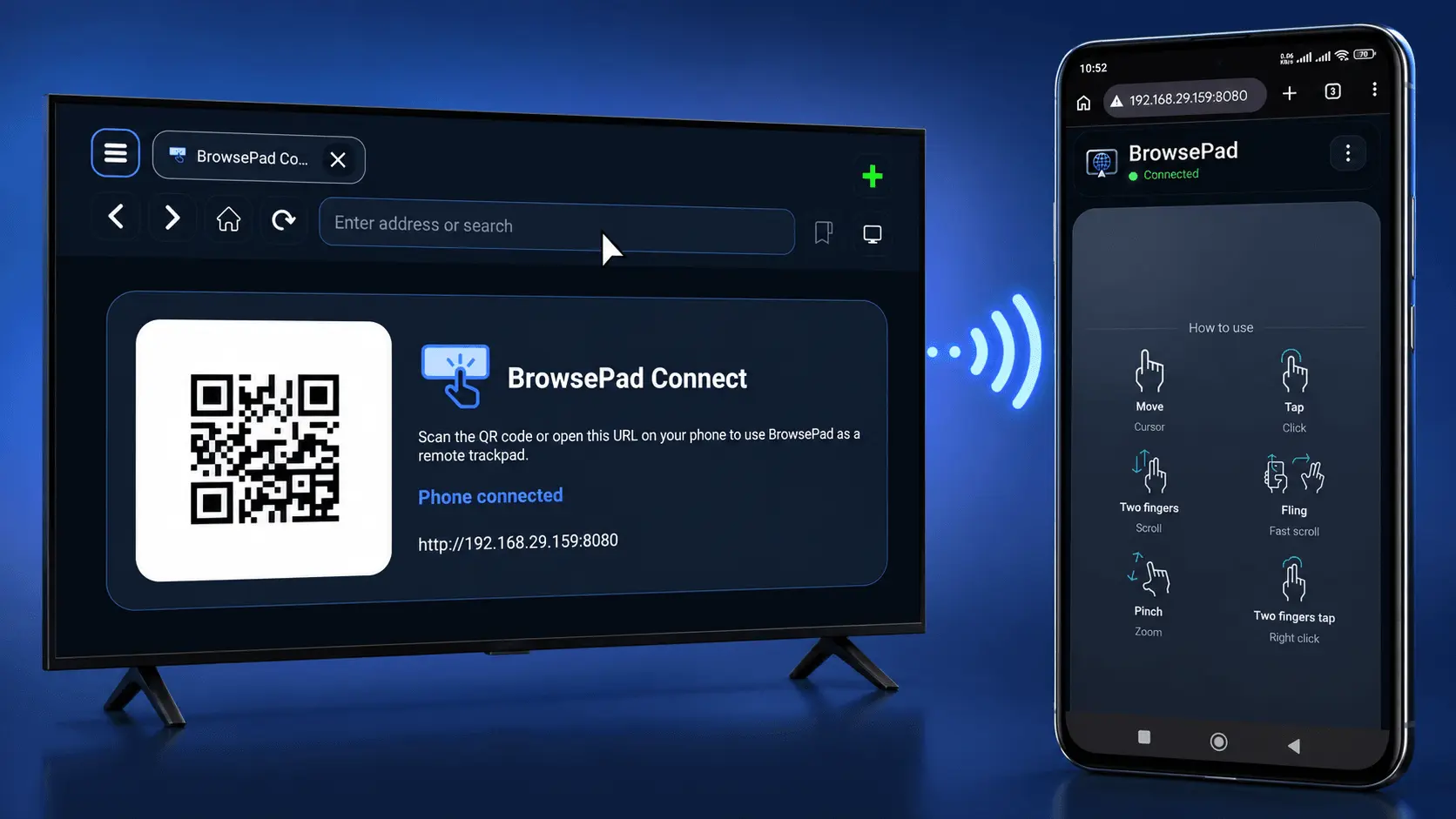Screenshot 1 of BrowsePad
