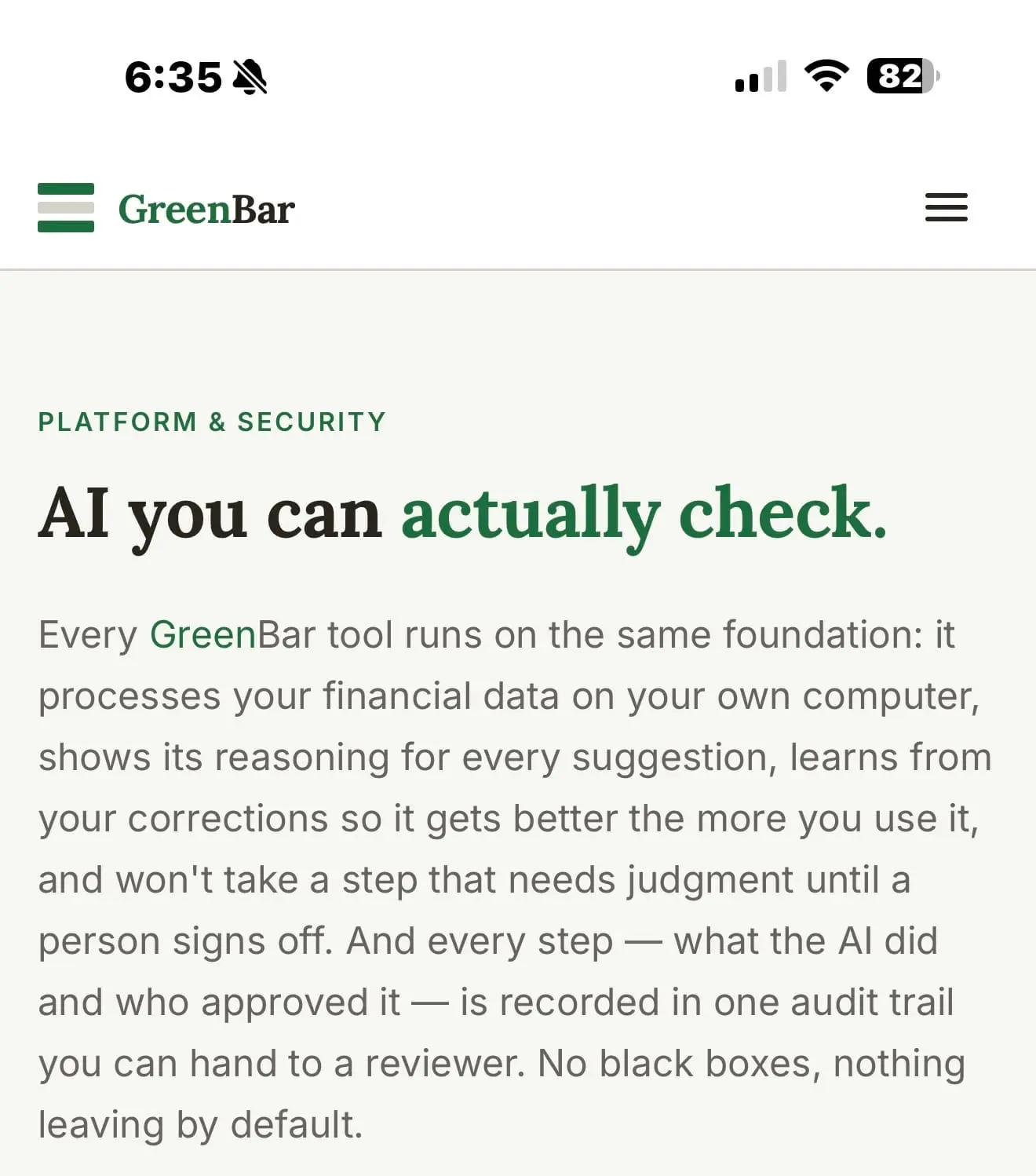 Screenshot 3 of GreenBar Systems