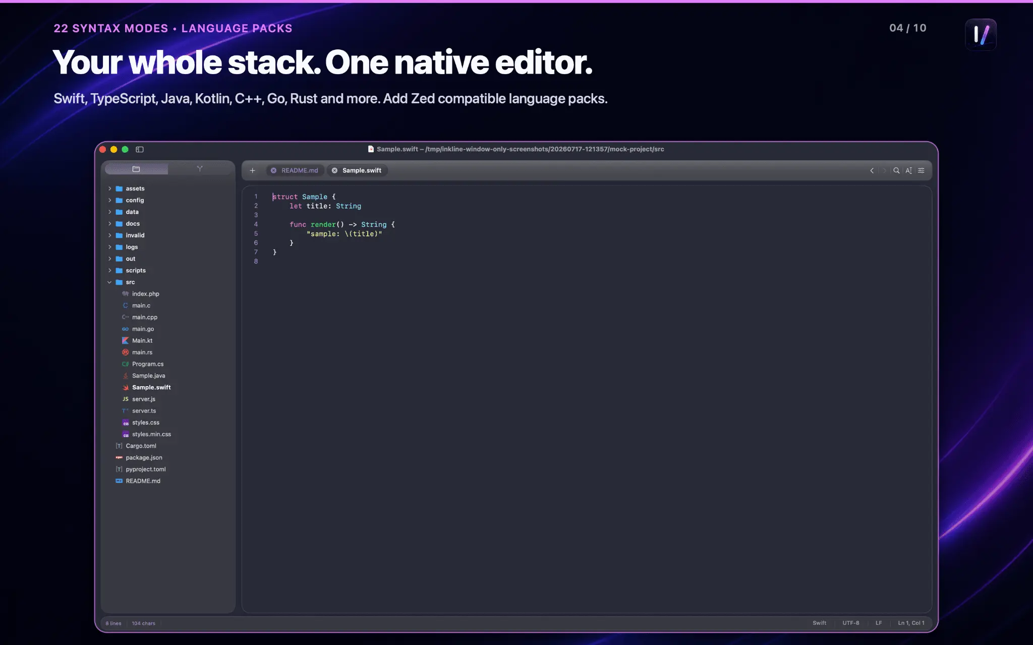 Screenshot 4 of Inkline Text Editor