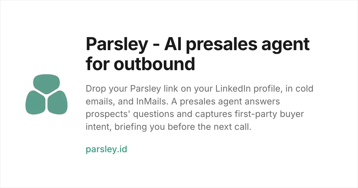 Screenshot 1 of Parsley
