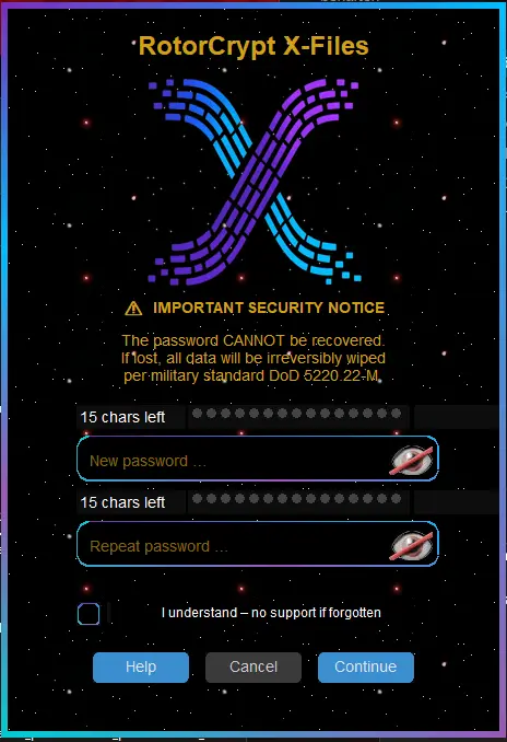 Screenshot 1 of RotorCrypt X-Files