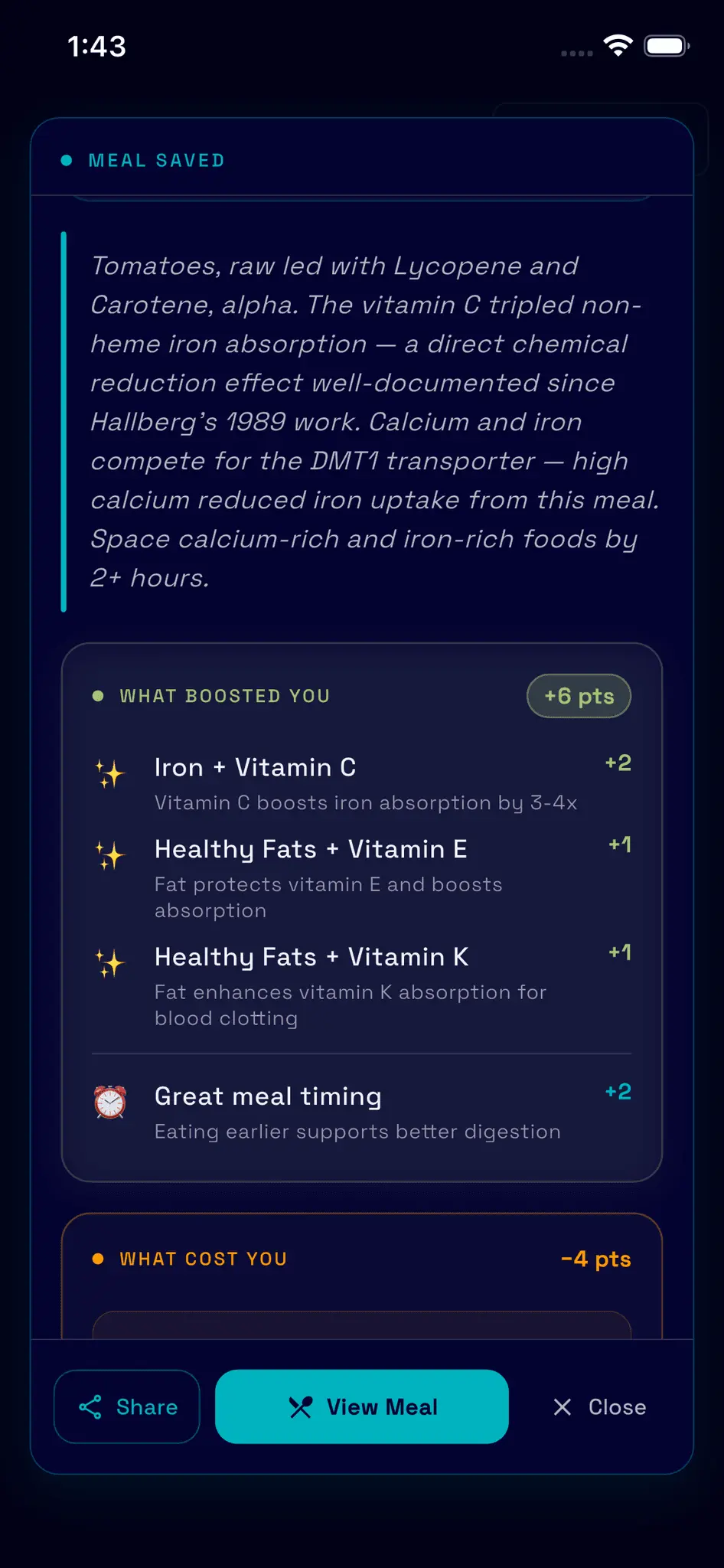 Screenshot 4 of TUNA: Ultimate Nutrition App