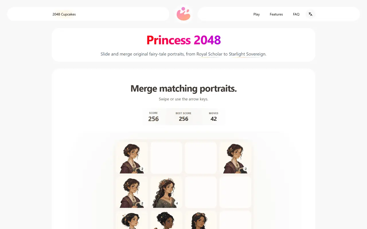 Screenshot 3 of 2048 Cupcakes