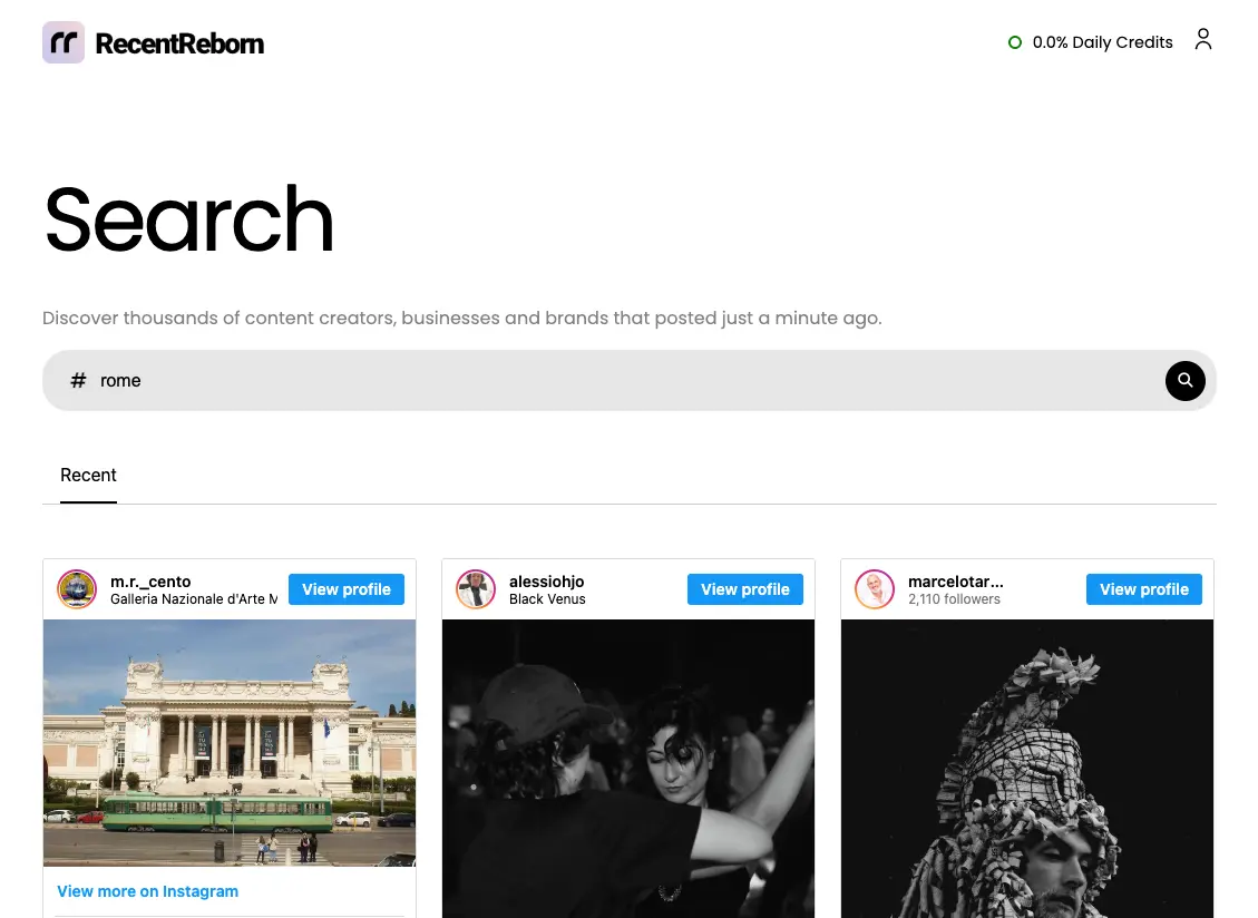 Screenshot 3 of RecentReborn