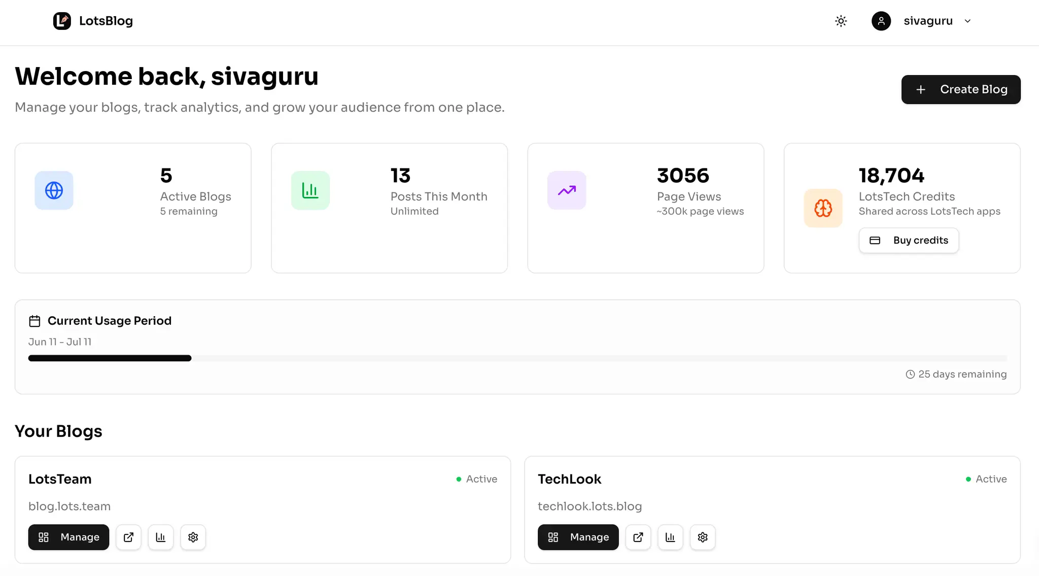 Screenshot 6 of LotsBlog