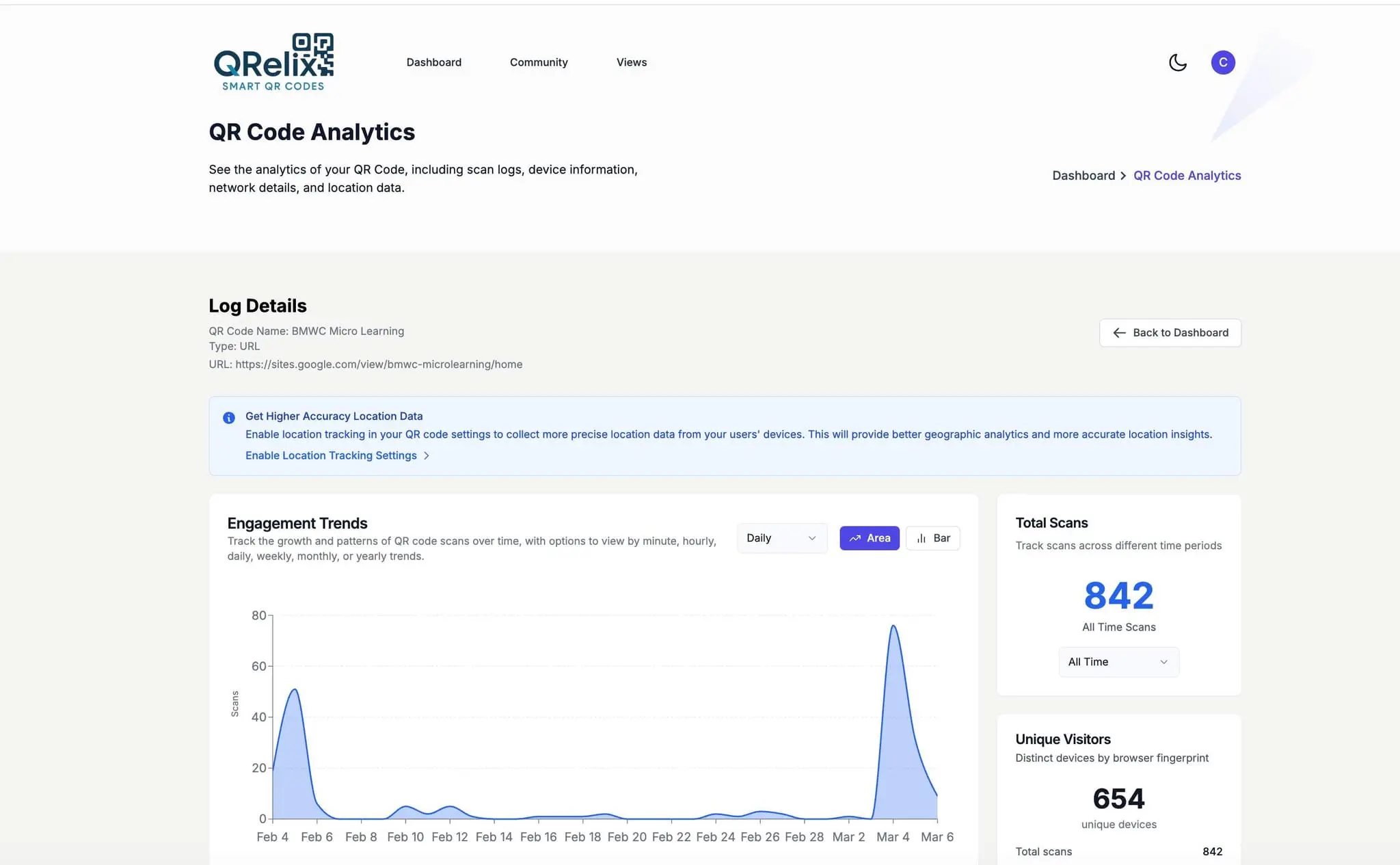 Screenshot 1 of QRelix