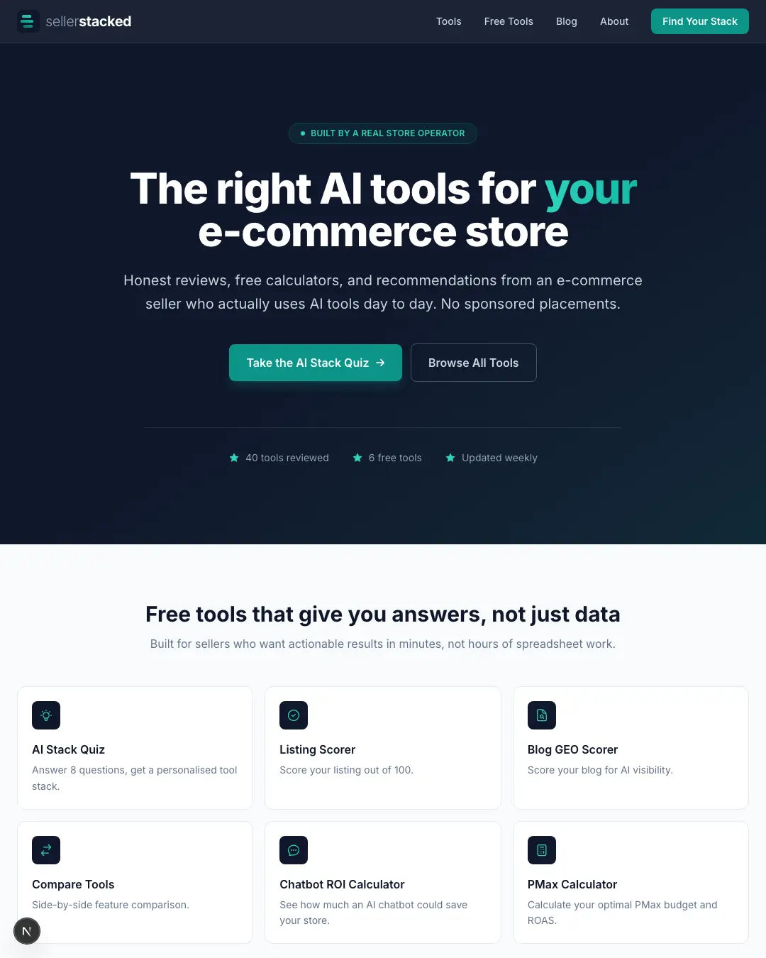 Screenshot 1 of Seller Stacked