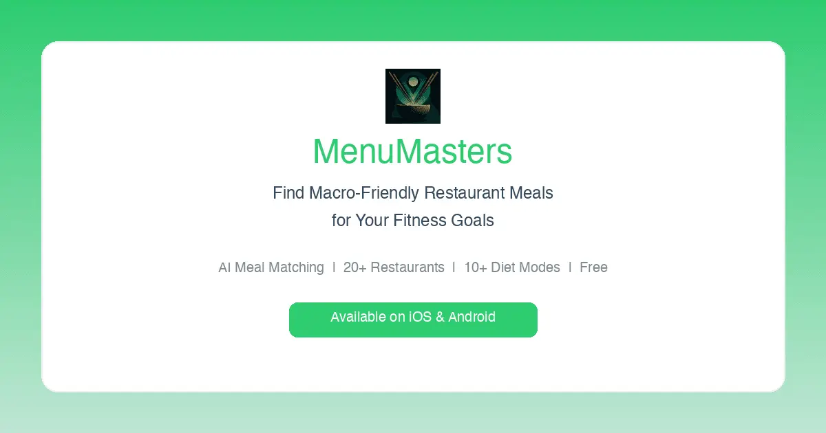 Screenshot 1 of MenuMasters