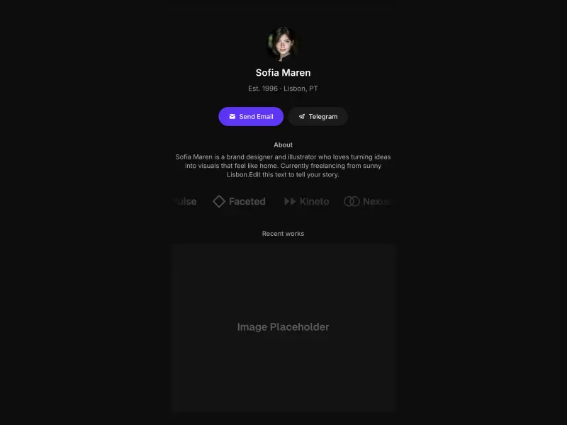 Screenshot 7 of mnml.page