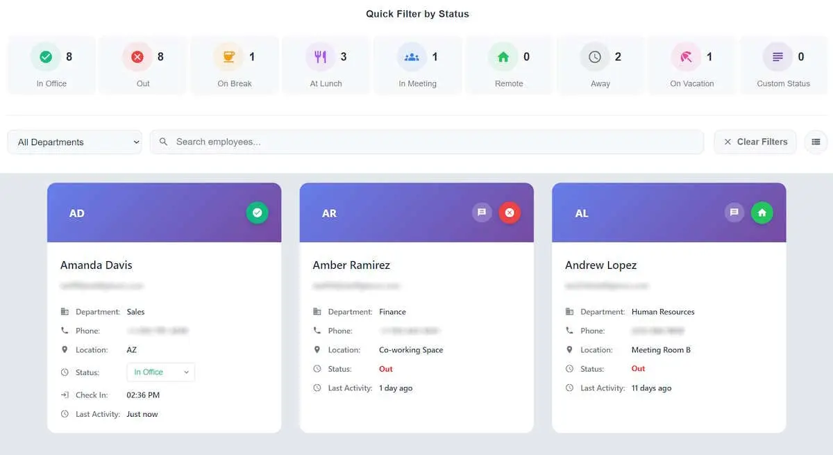 Screenshot 1 of Staff Glance