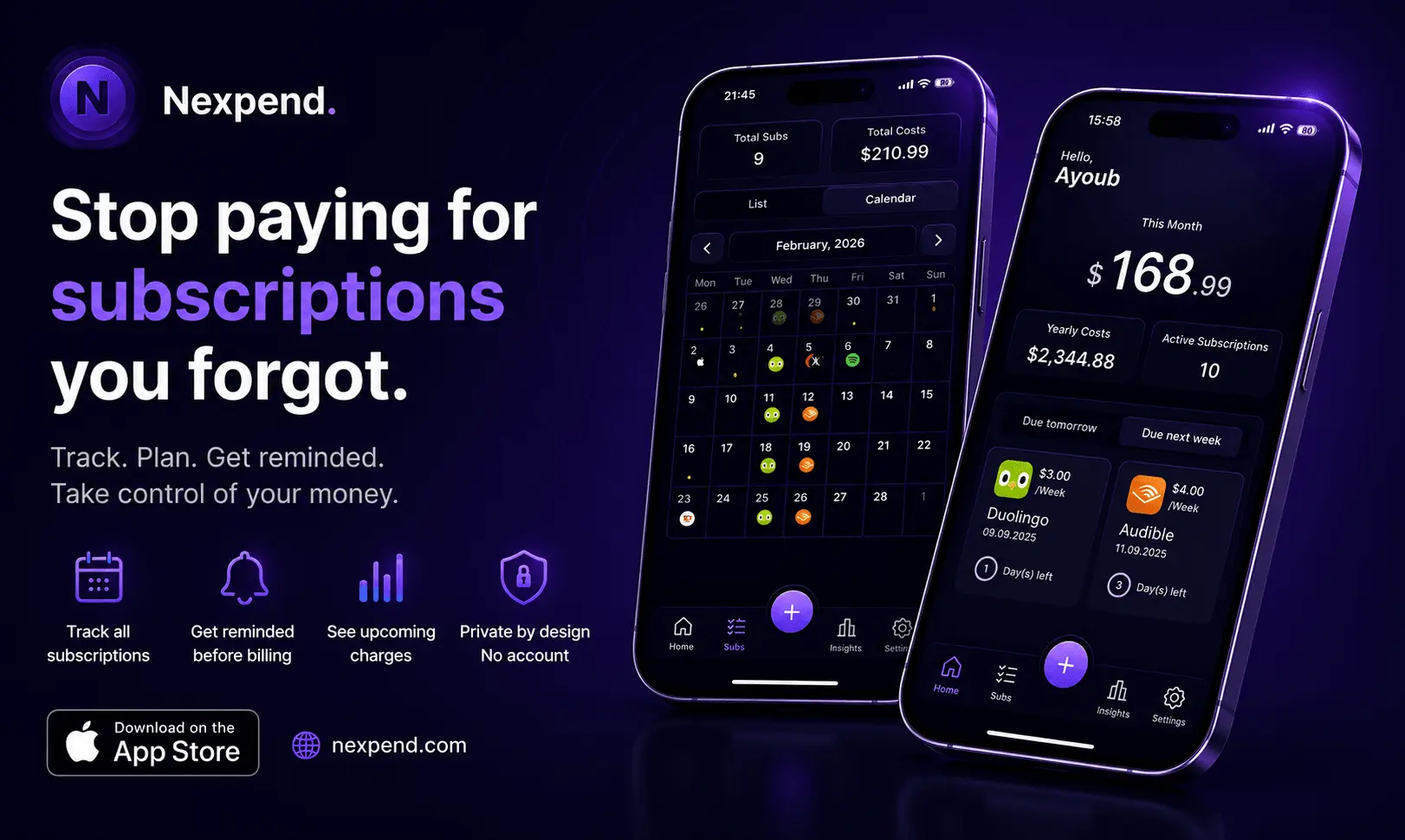 Screenshot 1 of Nexpend