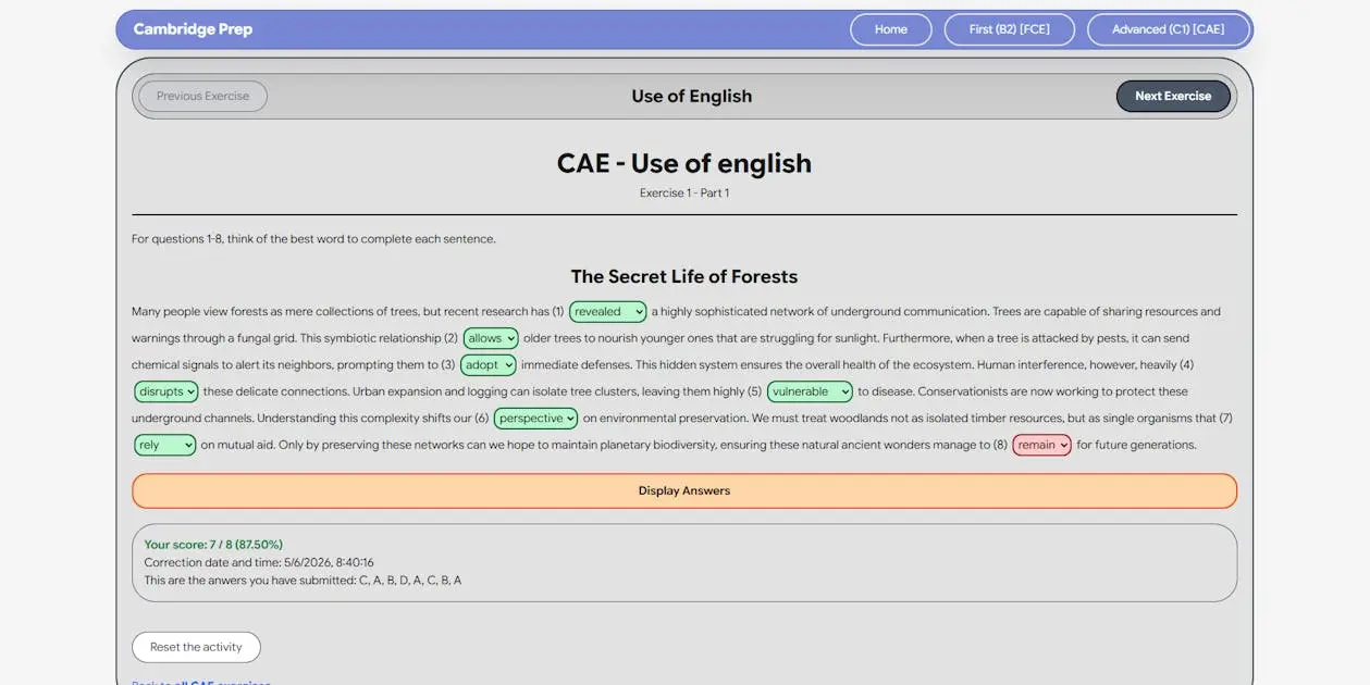 Screenshot 4 of Cambridge Prep