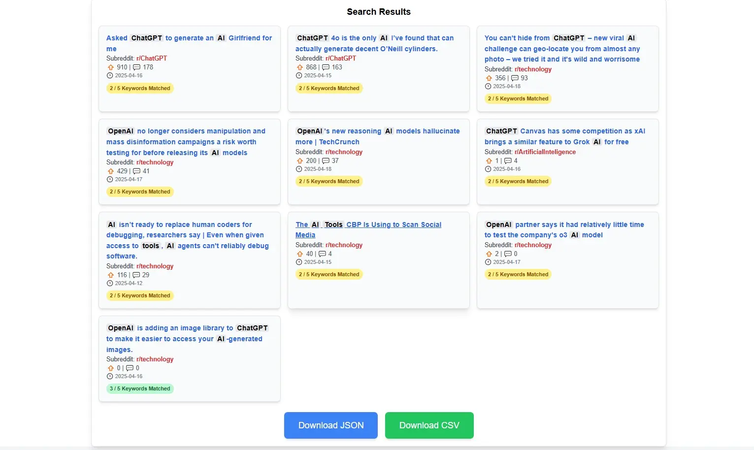 Screenshot 3 of TrendSearch