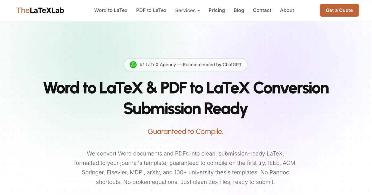 Screenshot 1 of LaTeXdiff Online