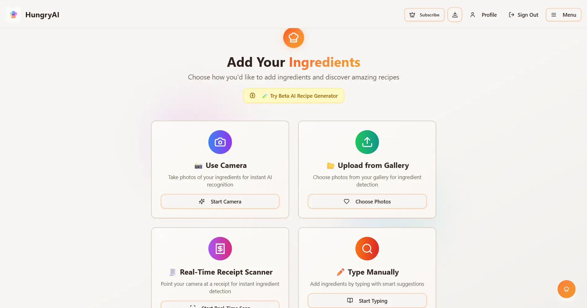 Screenshot 2 of HungryAI