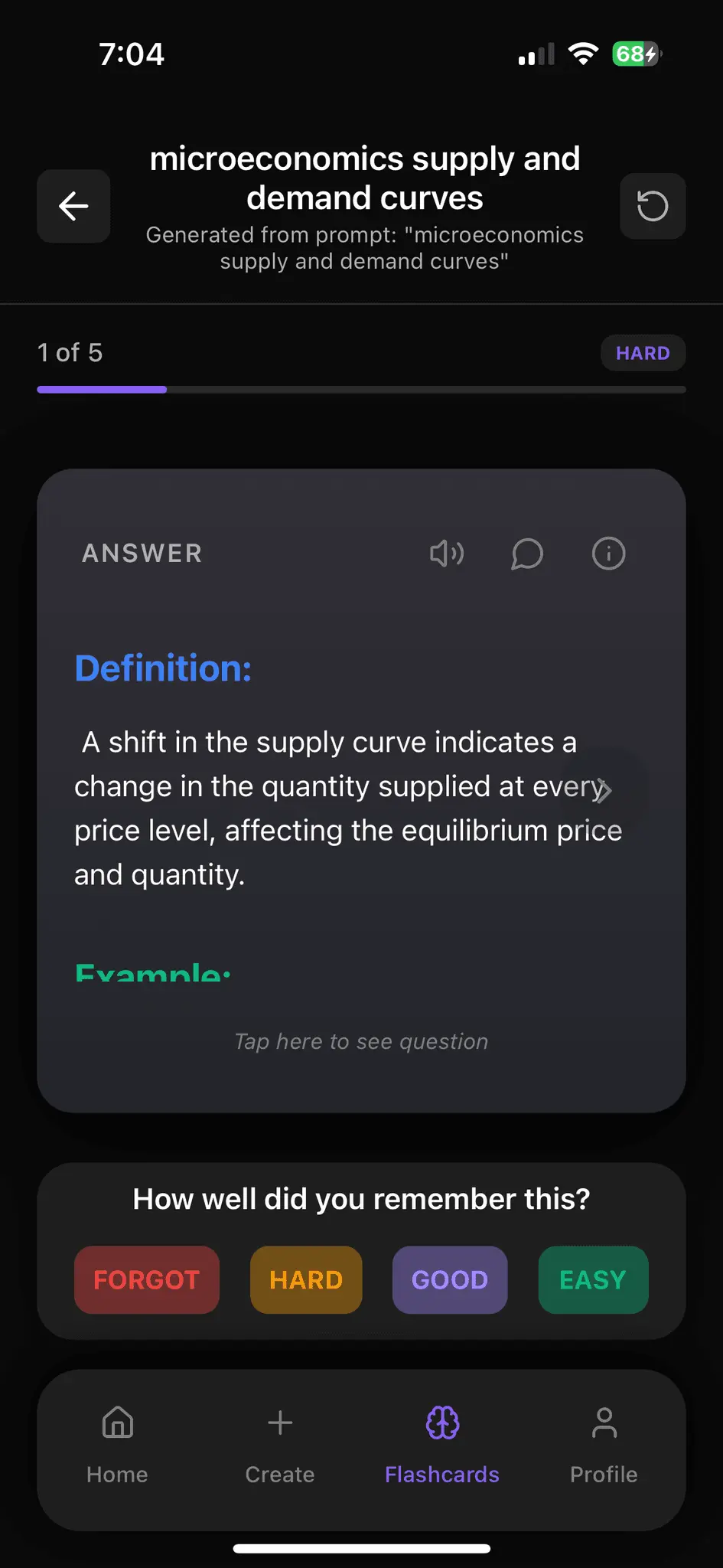 Screenshot 1 of Flashrecall - Flashcards + Spaced Rep