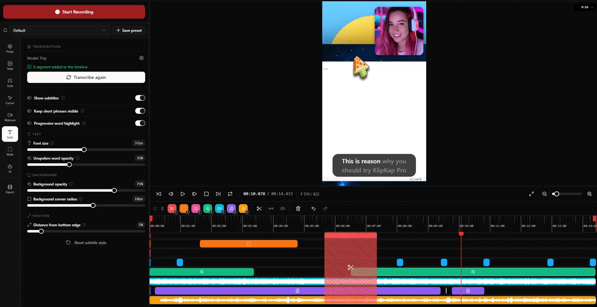 Screenshot 3 of KlipKap Pro